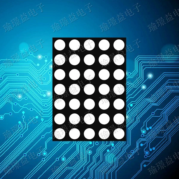 LED точечная матрица модуль f1.90 5*7 красная точечная матрица модуль 757ас 757БС спотовые продажи
