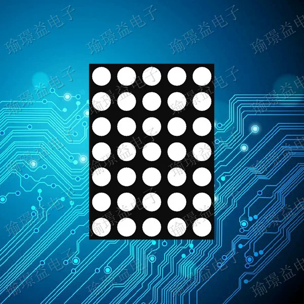 LED точечная матрица модуль f1.90 5*7 красная точечная матрица модуль 757ас 757БС спотовые продажи