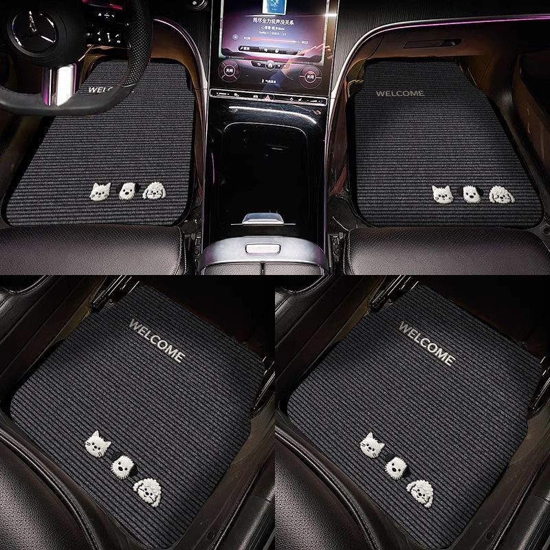 Small Order Customization, Simple and Versatile 3mm Diatomaceous Earth Foot Mat, Universal Floor Mat, Cute Washable Car Interior Anti-Dirt Mat