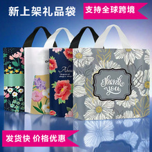 跨境代发礼品袋购物袋新款手提服装塑料化妆女装袋童装袋洗鞋店袋