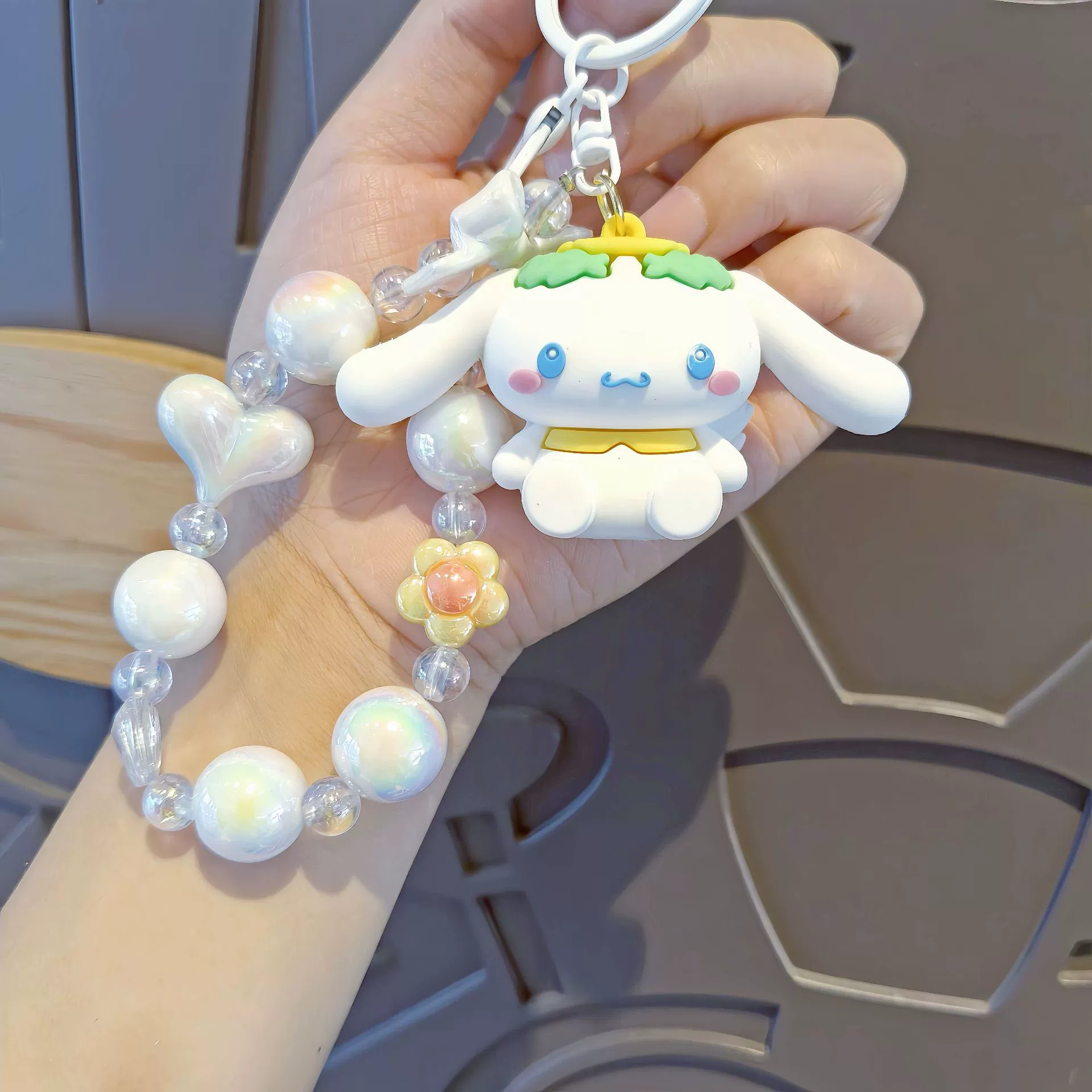 Брелок Sanrio Cinnamoroll милый подвес, украшение для сумки и телефона, 12 см