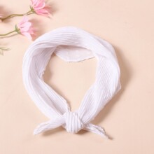 50*50cm时尚花卉毛毛球小方巾女性秋冬款印花点缀装饰丝巾优雅百