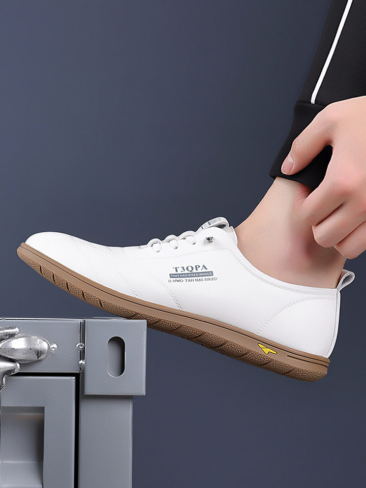 Giày lười nam da mềm đế mềm dạng slip-on phong cách retro, giày da nam thường ngày — Màu trắng 9173, Màu đen 9173, Màu đen cotton chi tiết 25
