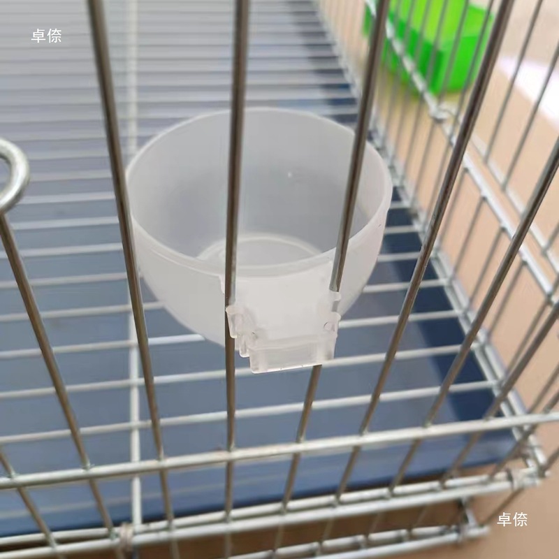 新しいラウンドオウムの卵ライスカップ鳥用給餌カップ鳥用フィーダー鳥用フードボウルフードボックス|undefined