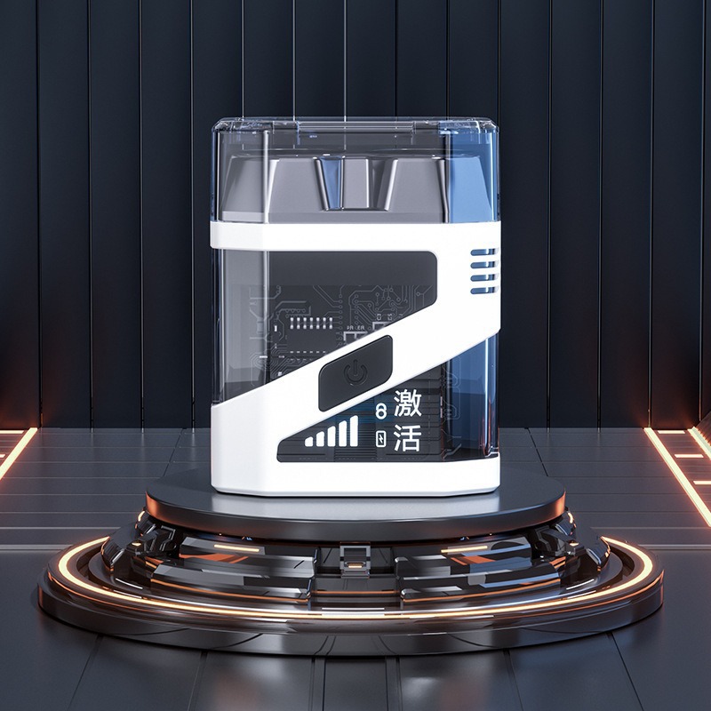 Afeitadora eléctrica transfronteriza, afeitadora portátil recargable, pistola de acero pequeña para hombre, Douyin, tres cabezales súper limpios