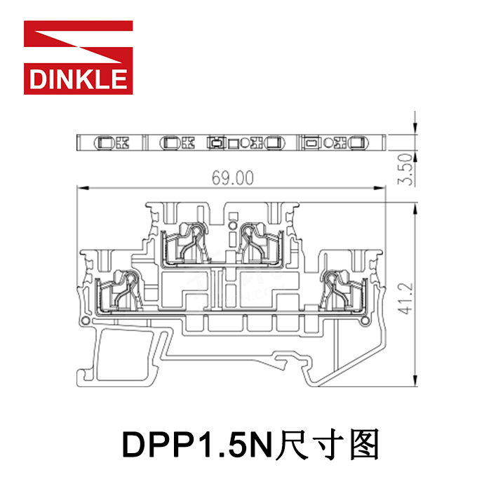 DPP1.5N ���DP ֱ��ʽ ˫��ֱͨ ���߶��� �������� 500V, 17.5A