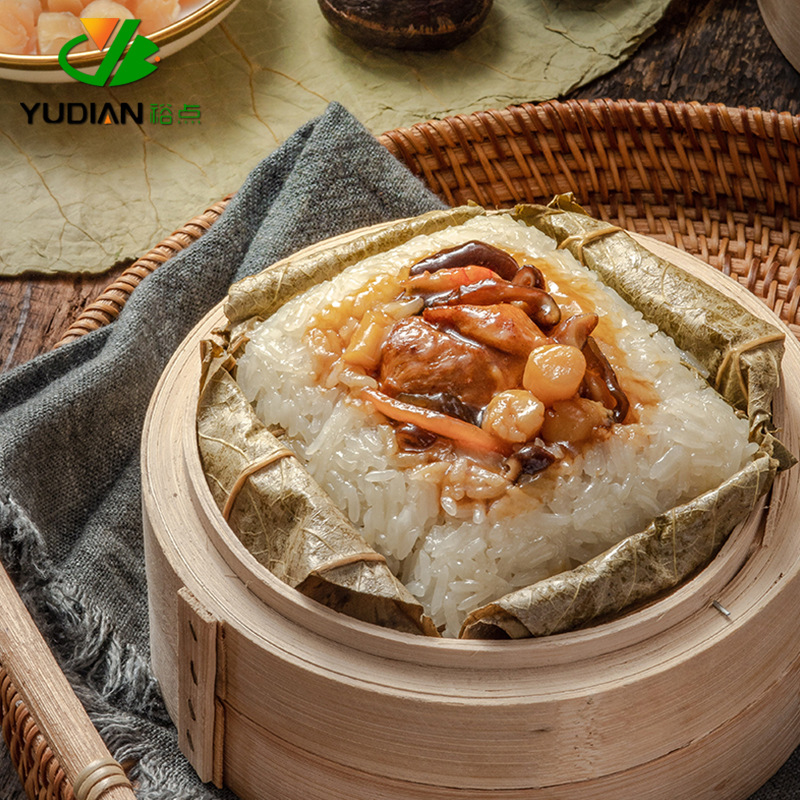 Glutinous Rice Chicken with Scallops and Pearl Chicken - 9 pieces of Cantonese Breakfast Dim Sum Frozen Ready-to-Eat Semi-finished Product