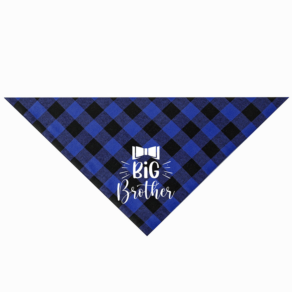 Pet Birthday Triangle Scarf - Blue