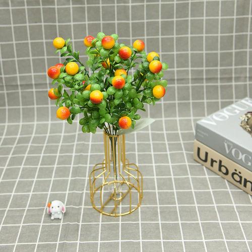 Wholesale artificial plants, artificial fruits, wealth fruit, auspicious fruit home decoration flower arrangement factory supply