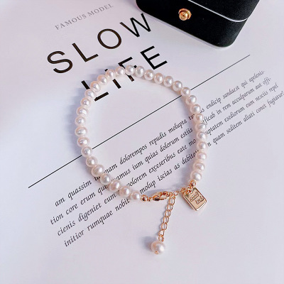 Light extravagance natural freshwater Pearl Bracelet tender ins Small Simplicity adjust Bracelet Bracelets Confidante