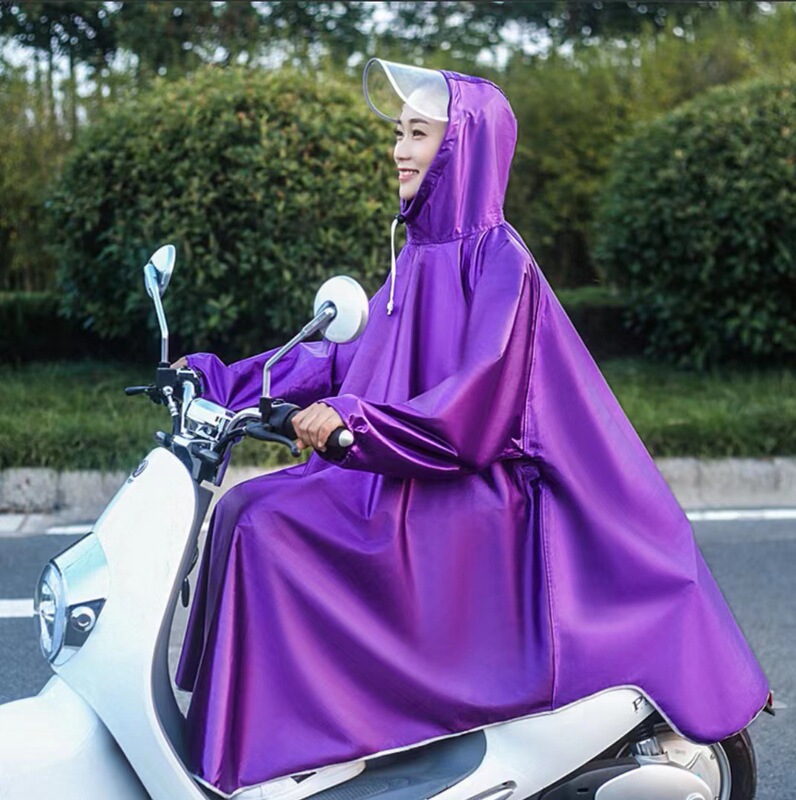 Electric Motorcycle Riding Rain Poncho with Sleeves, Raincoat for Separating Rider from Vehicle, Bicycle, Student Rain Protection Against Heavy Rain, Electric Scooter Electric Motorcycle Riding Rain Poncho with Sleeves, Raincoat for Separating Rider from Vehicle, Bicycle, Student Rain Protection Against Heavy Rain, Electric Scooter