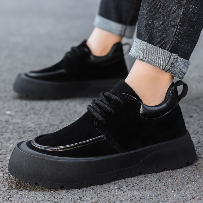W360 black single shoes