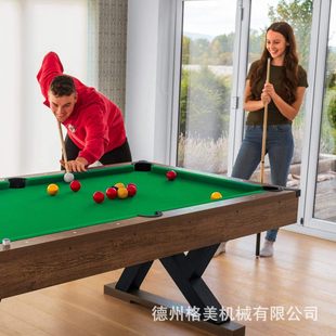 Cross-Border Exported to the United States Small Billiard Table Foldableing 3-in-1 Billiard Table American Fork Eight-Legged Billiard Table Wholesale Price