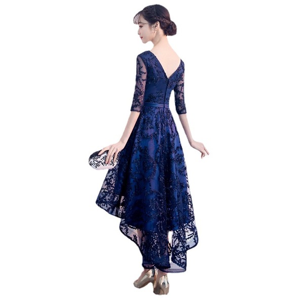 Blue elegant evening dress