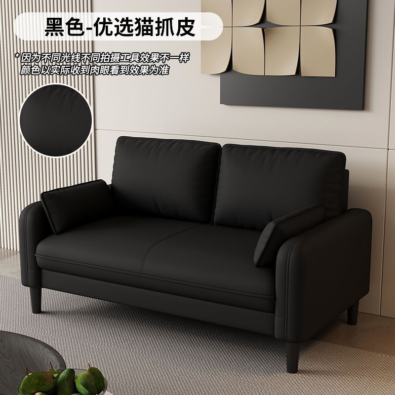 High quality cat scratch leather-black