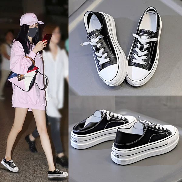 Sneakers 9A012 Versatile White Shoes