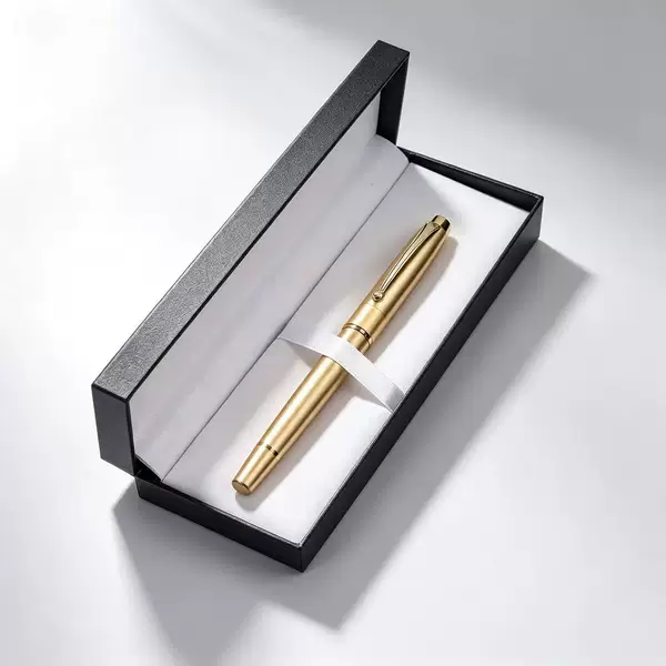 Metal signature pen, business office ballpoint pen gift set, suitable for meetings, office use, and as promotional gifts; logo printing available