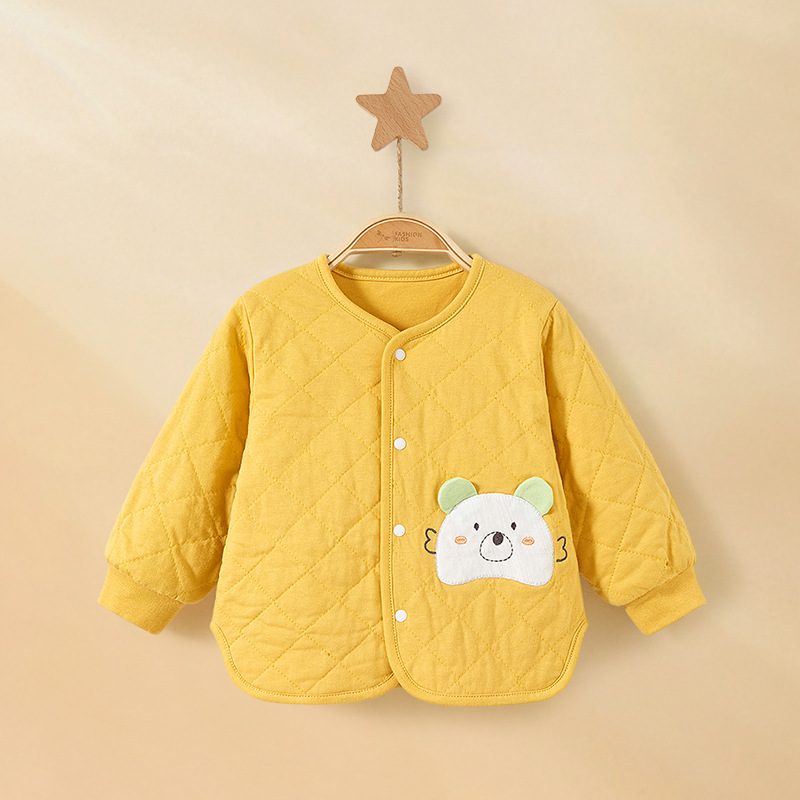 Capa de algodón para bebés otoño y invierno chaqueta de algodón para niños ropa de invierno gruesa niñas chaqueta de algodón caliente para bebés