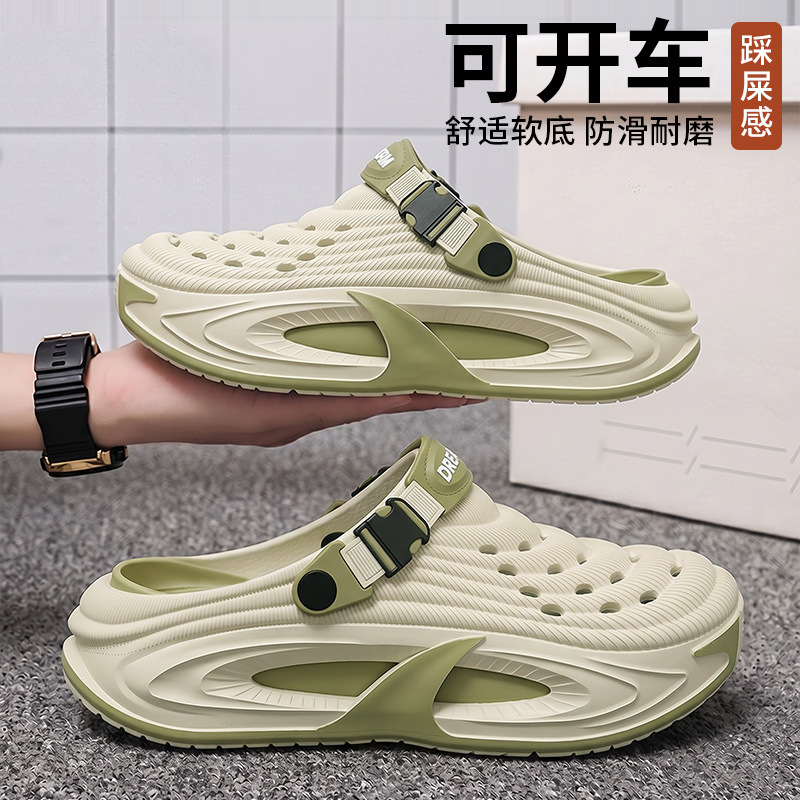 Hombres y mujeres de verano agujero zapatos al aire libre retroceso arroyo nadador antideslizante antichoque zapatillas frías para hombres 2026 nuevo image 22