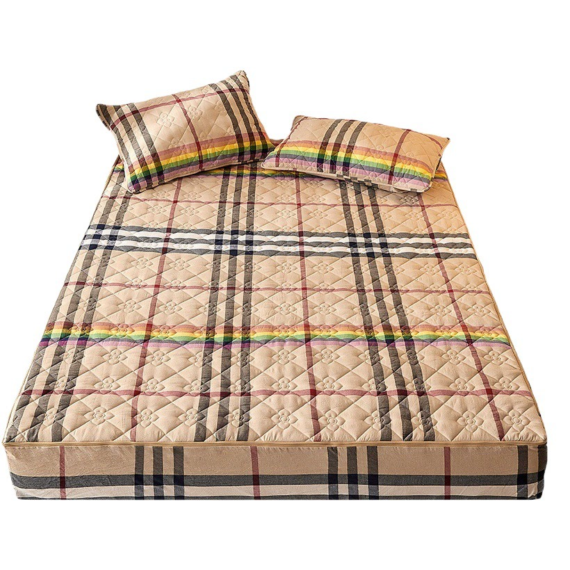 Трансграничная полностью хлопковая Шестигранная Комплексная шапка на молнии, моющееся хлопковое покрывало из чистого хлопка, матрас Симмонс, пыленепроницаемый защитный чехол