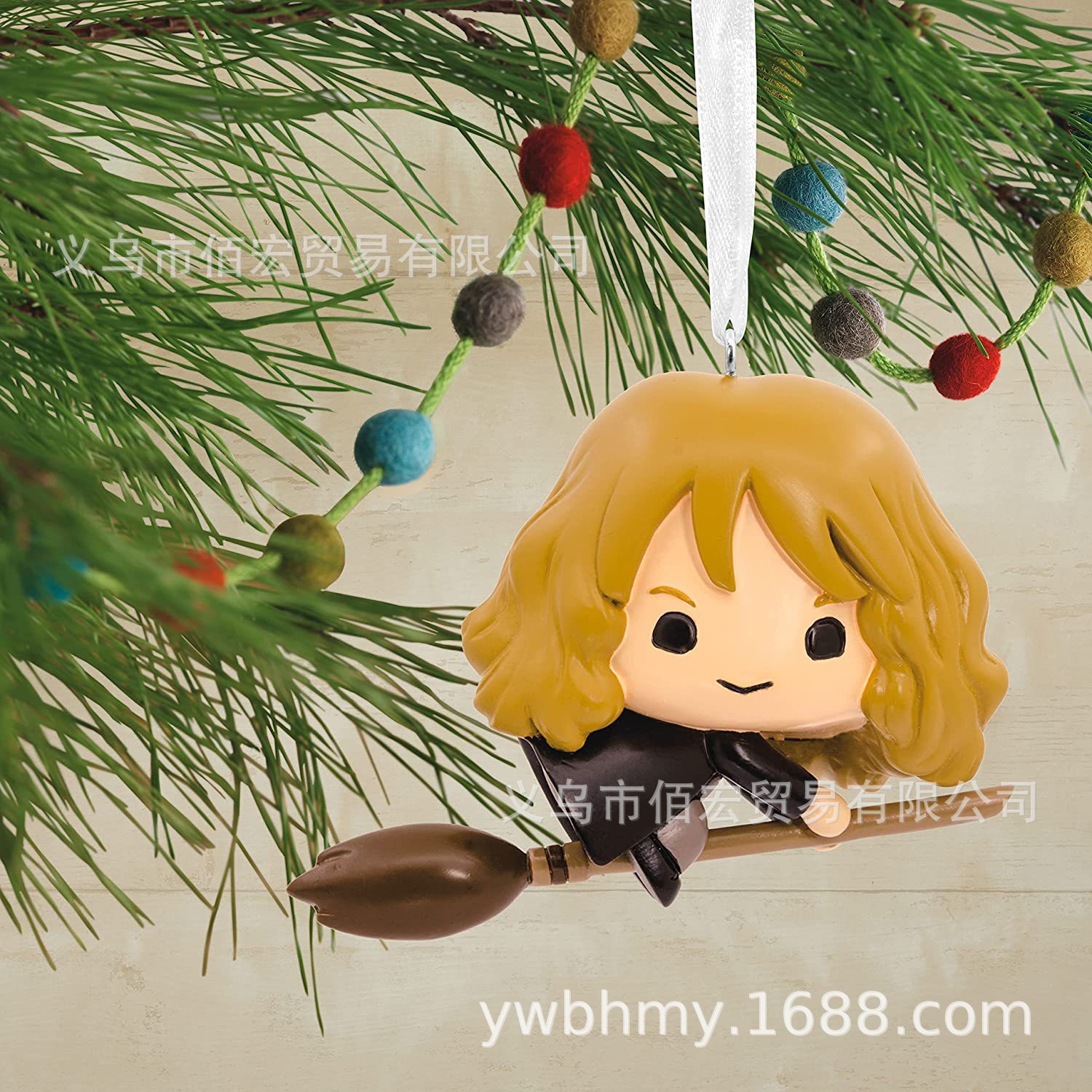 2022 transfronterizo nuevo personaje muñeca de dibujos animados decoraciones de Navidad Harry Potter avión decoración coche adornos