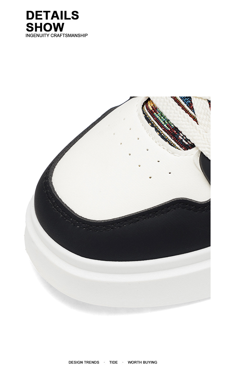 Giày thể thao nam sneaker trắng phong cách cá tính, thoáng mát, đế êm — 723 trắng chi tiết 6