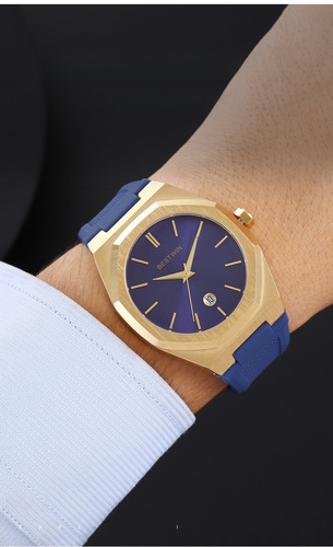 PhD Pass BESTWIN Silicone Student Wristwatch for Men, Wholesale Fashion Calendar Men's Watch