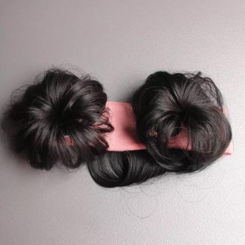 코리안 핑크 더블팩 가발