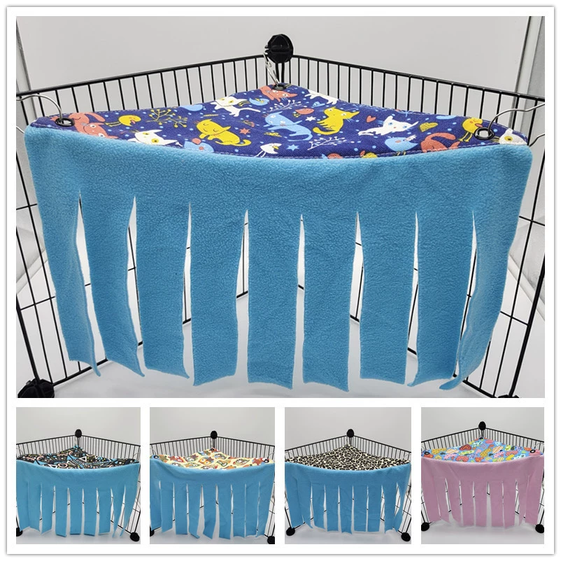 Амазонка горячий хомяк гамак голландская свинья кролик кисточка Угловой дом скрытие палатка гнездо маленький питомец скрытый дом