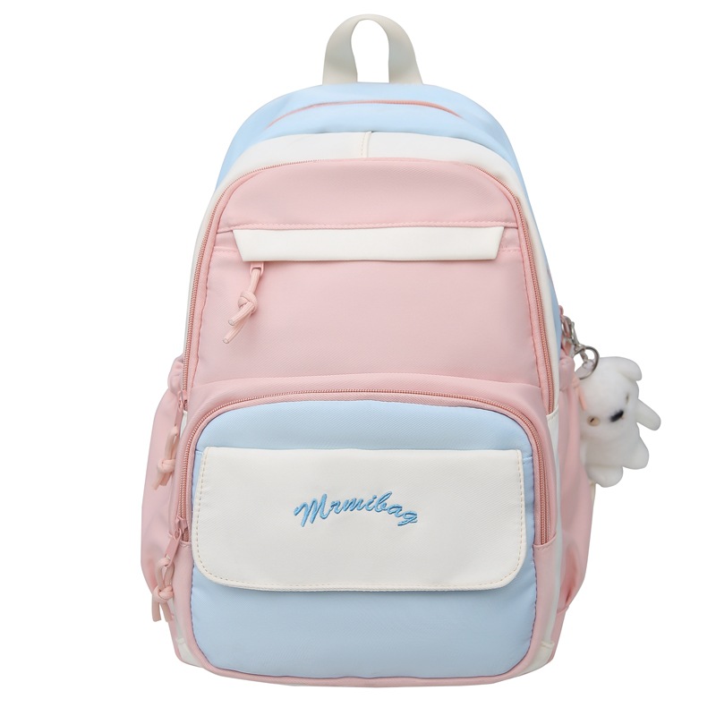 Mochila de gran capacidad 2024 nuevo estilo universitario estudiante universitario casual mochila escolar viajes de moda estudiante de secundaria al por mayor