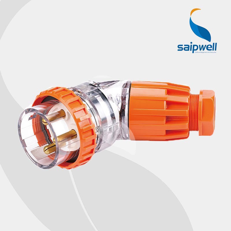 厂供SP-56PA332澳式弯形工业防水插头澳标连接器插头电源应急插头