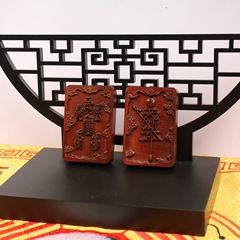 雷擊棗木紫薇諱五雷掛件吊墜浮雕道家法器無事牌平安牌直播貨源