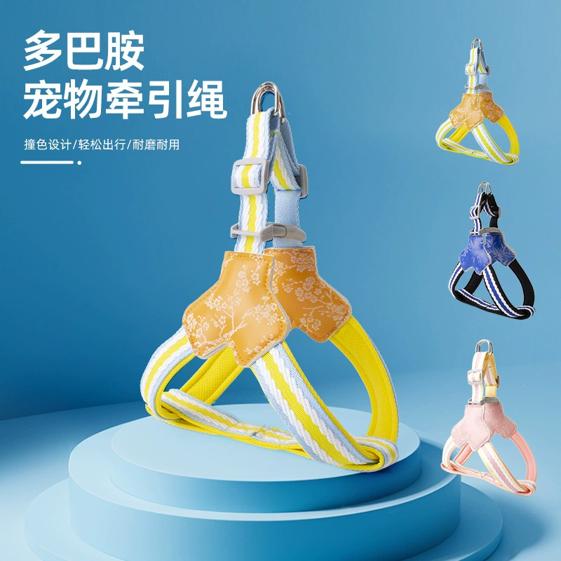 Новая шлейка в национальном стиле для собак, наряд дофамина, различные типы собак, уличная взрывозащищенная шлейка, товары для домашних животных