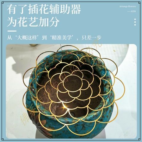 Flower Arrangement Aid, Easy-To-Shape Vase Divider, Flower Arrangement Grid for Fixing [Can Be Stacked by Aunt Xue Rui]