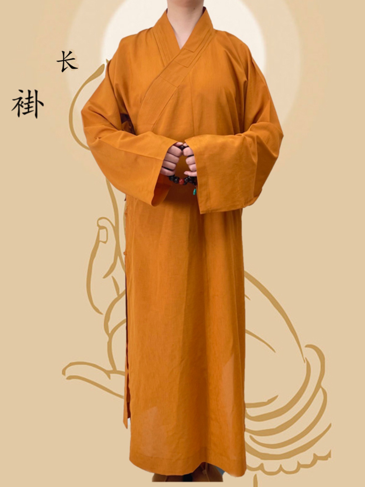 夏季台麻长褂僧服大褂男女款和尚衣服僧衣比丘尼衣出家人透气现货
