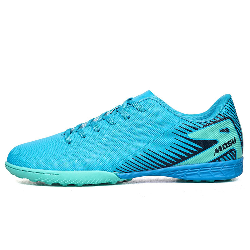 2025 nuevo transfronterizo hombre y mujer largo clavos de fútbol juvenil competición de zapatos de fútbol fábrica de ventas directas comercio exterior