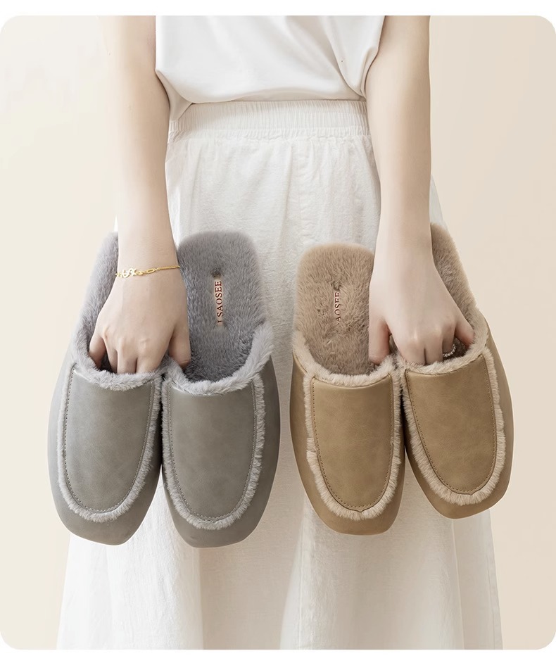 Women's Basic Vintage Style Solid Color Round Toe Cotton Shoes display picture 1