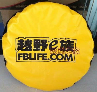 spare tire cover, tire protection – Spare wheel cover - yellow-off-road-crew