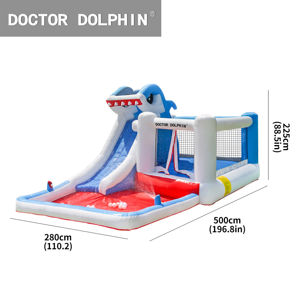 Camera de salto inflable para niños Castillo inflable para niños Castillo de chorro de agua para el hogar Castillo de chorro de agua al aire libre para niños Toboganes inflables