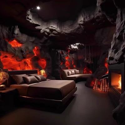 Frp losa de lava volcánica transparente piedra artificial pu piedra translúcida losa de roca piedra de cuero pared de fondo piedra cultural