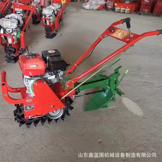 履带汽油动力小地块作业犁地机 窄机身农作物行间作业播种施肥机