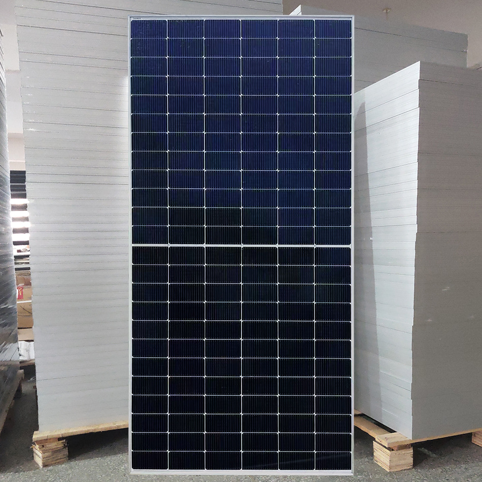 Panel solar monocristalino de silicio de alta eficiencia de 580W para generación de energía conectada a la red, panel solar fotovoltaico de 585W para generación de energía solar doméstica