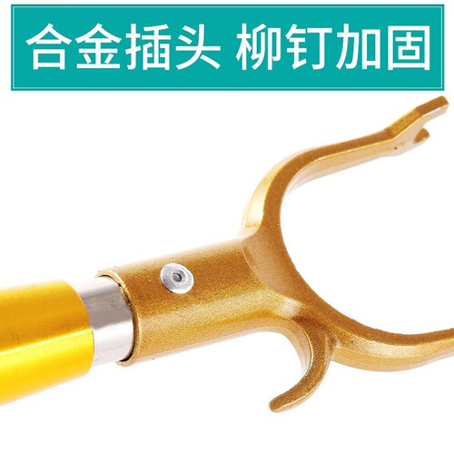 Telescopic stainless steel clothes drying pole, extended clothes drying pole, household fork for hanging clothes, Yacha