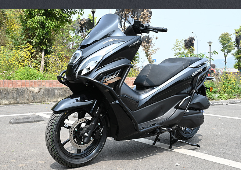 Suitable for Haojue Ufr150 Motorcycle Crash Bars, Front and Rear Anti-Fall Bumper Protection Bars, Modification Accessories