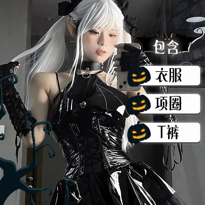 작은 악마 [드레스+스트랩+t팬츠]