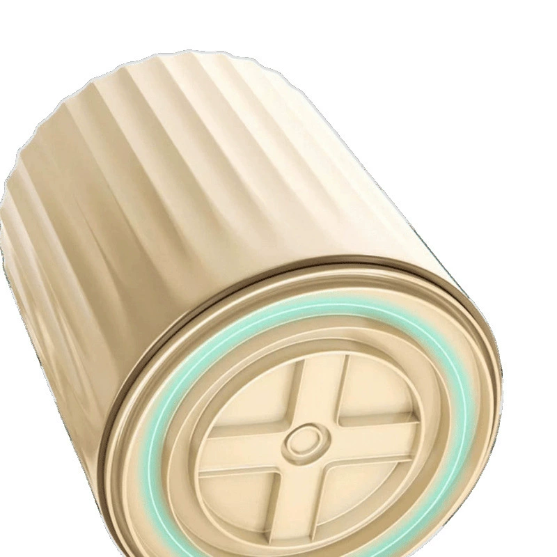 Rotating kitchen utensil holder, cream yellow, large capacity, rotatable base