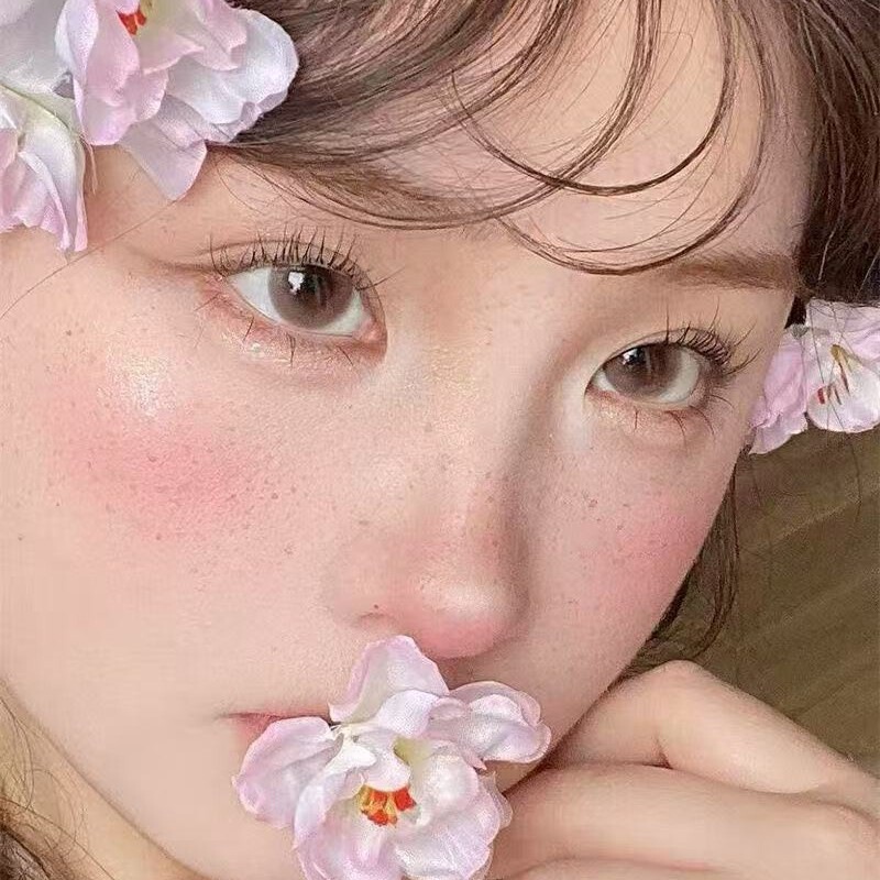 ライトピンク模擬ヘアピンヘアアクセサリー花女性のヘアピンスタイルサイドヘッドドレス桜雰囲気写真春 4|undefined