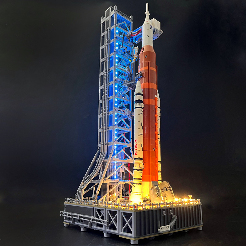 BYB Building Block Lighting Compatible with LEGO 10341 Artemis Space Launch System NASA Lights