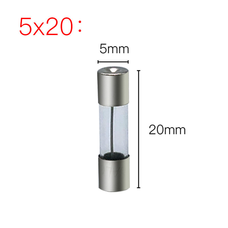 箱入りヒューズ5*20*30 0.1a-30a 3c保険管電流250vガラス保険管|undefined