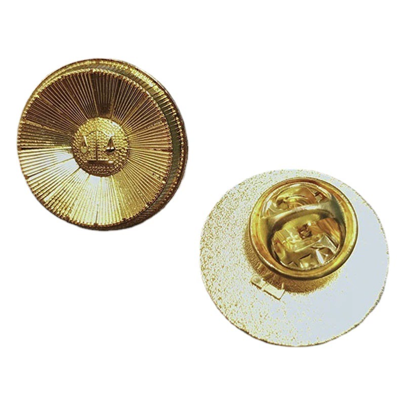 Китайская ассоциация адвокатов Адвокат Халат Барристер Значок Мужской костюм Брошь для юридической службы Аксессуары для металлических значков